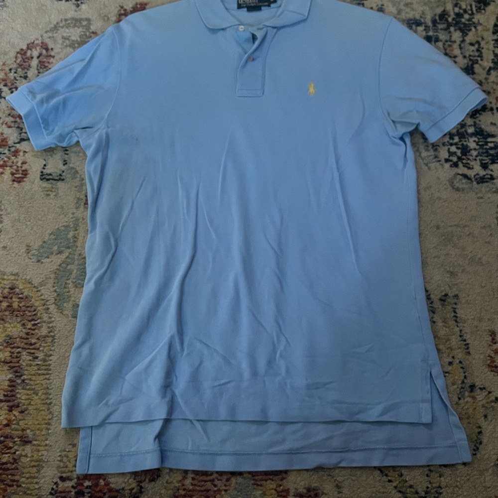 Ralph Lauren Polo baby blue collard shirt